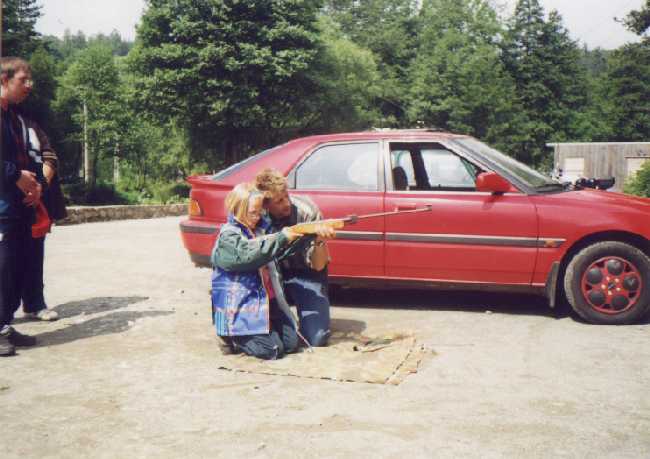 St�elba ze vzduchovky